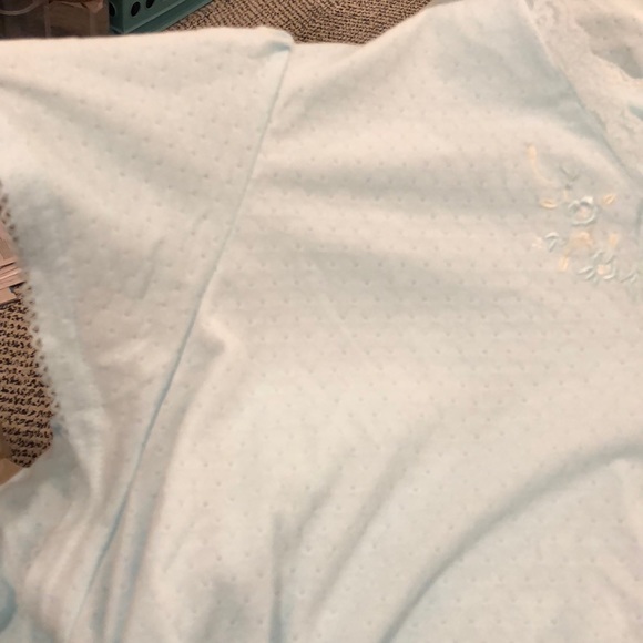 New! MISS ELAINE NIGHTGOWN KNEE LENGTH AQUA NWT Sz 1X, 3X - Picture 3 of 8